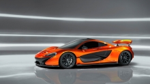 Вид со стороны на новый McLaren P1